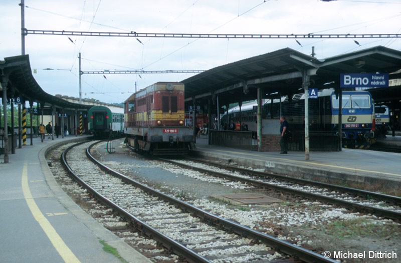 Bild: 721 198 in Brno hl. n.