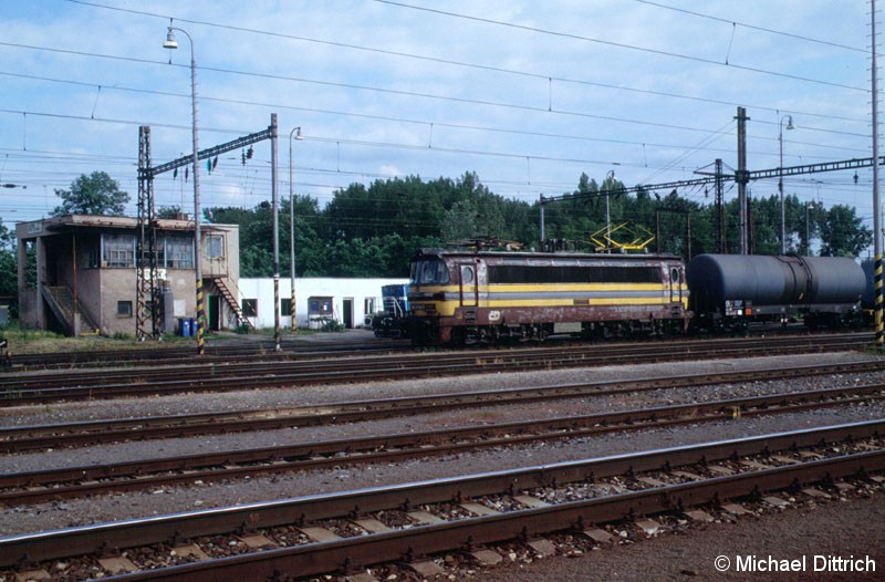 Bild: 230 031 mit einem Güterzug auf den Weg Richtung Tschechien.