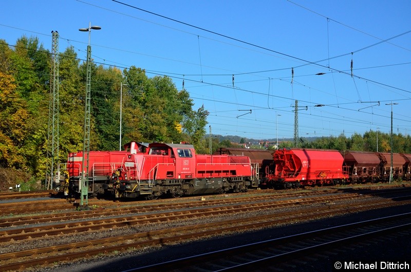 Bild: 265 001 macht Sonntagsruhe in Neuhof (Kr. Fulda).