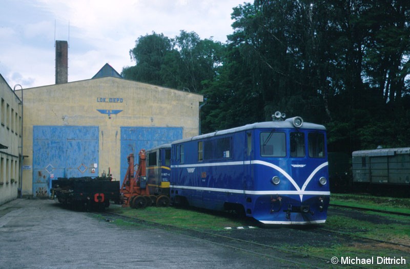 Bild: 705 915 steht abgestellt in Jindrichuv Hradec.