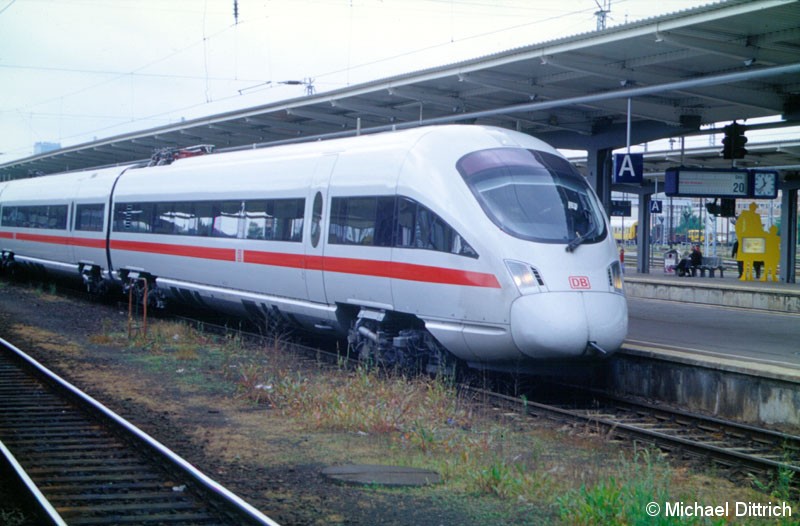 Bild: Auf Grund einer Umleitung kam der ICE-T 411 531 als ICE 1614 in Berlin-Lichtenberg vorbei.