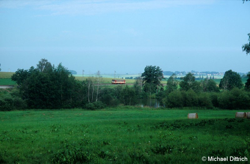 Bild: 809 208 auf dem Weg zum Bahnhof Mnich.