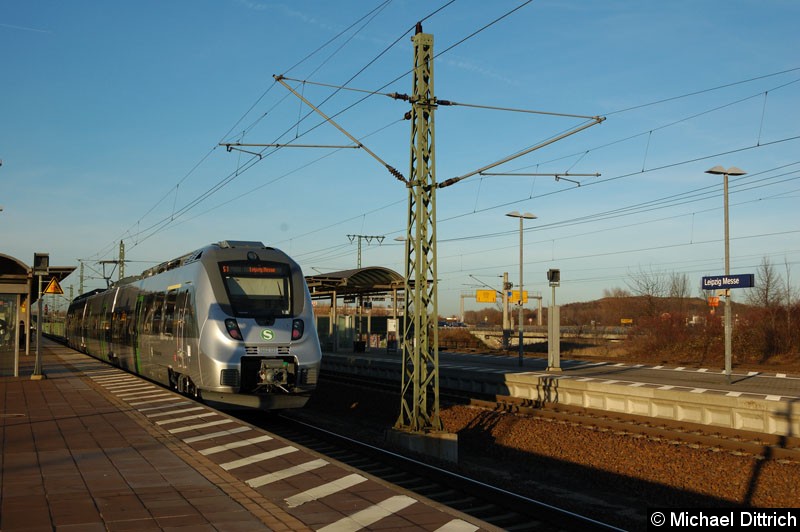 Bild: 1442 131-7 der Mitteldeutschen S-Bahn in Leipzig Messe.