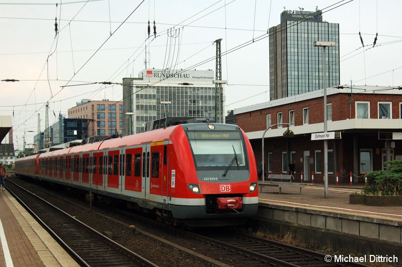 Bild: 422 533 als S1 in Dortmund Hbf.