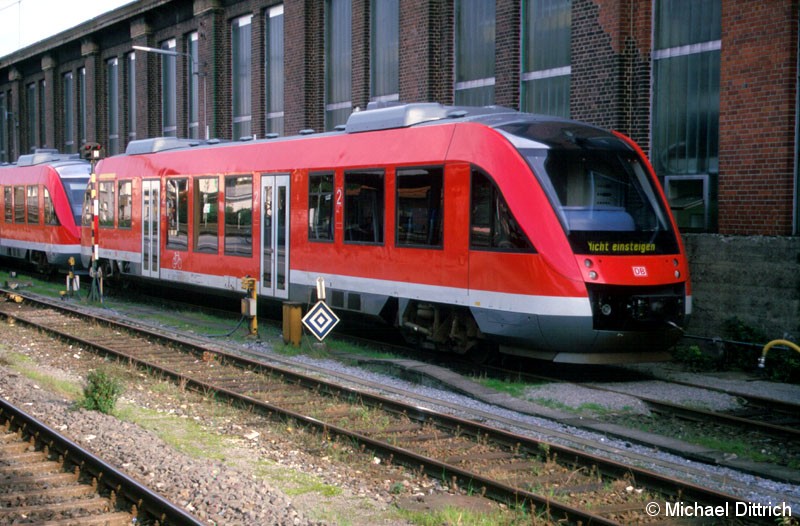 Bild: 640 008 abgestellt in Paderborn Hbf.