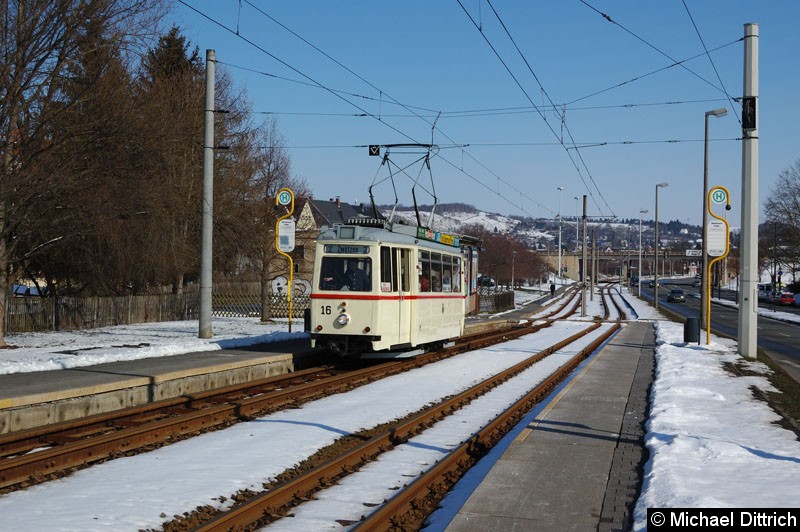 Bild: Wagen 16 bei einer Sonderfahrt.