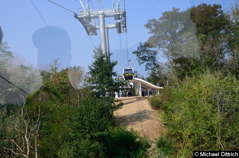 Bild: Annäherung an die Bergstation auf dem Kienberg.