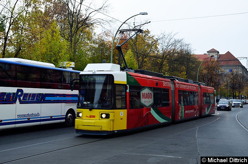 Bild: 1083 als Linie M1 am Monbijouplatz.