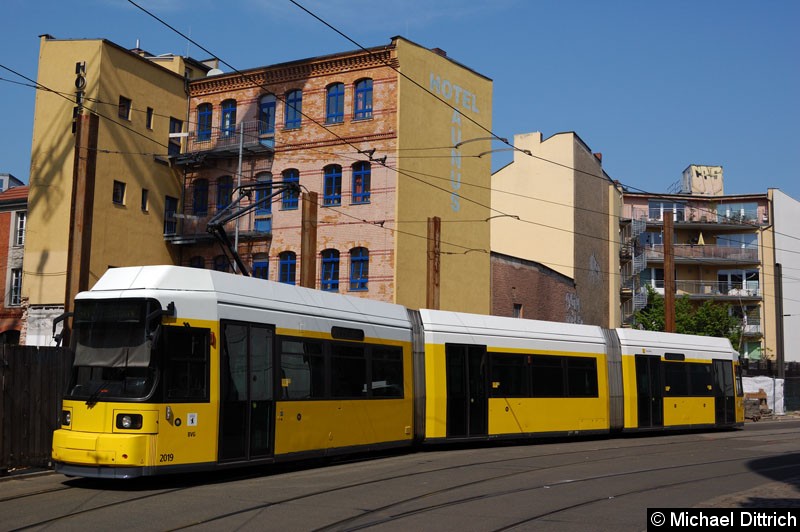 Bild: 2019 als Linie M4 in der Großen Präsidentenstraße.