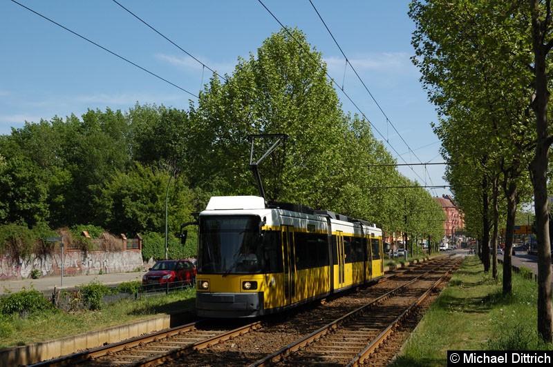 Bild: 2012 als Linie M10 kurz vor der Haltestelle Winsstraße.