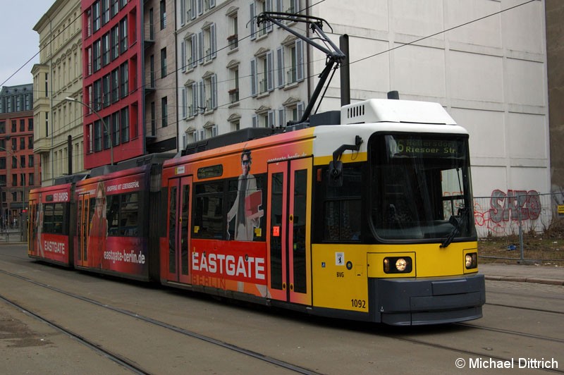 Bild: 1092 als Linie M6 in der Großen Präsidentenstraße.