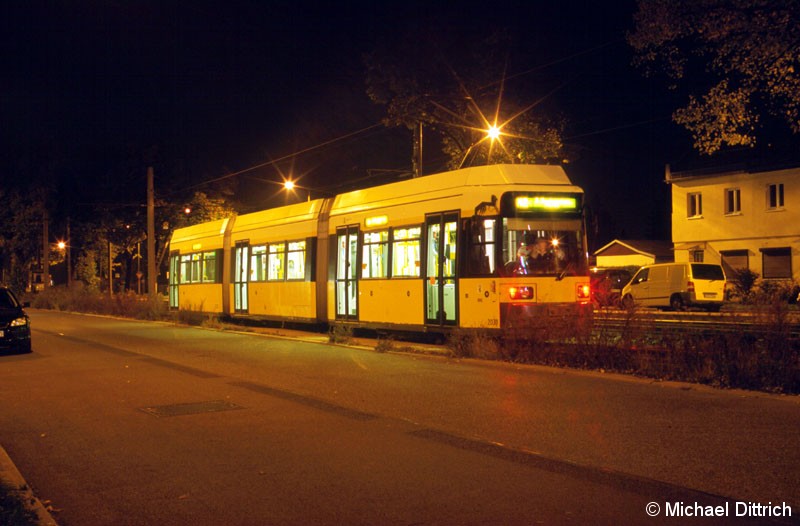 Bild: 2031 als Linie M2 in der Ausweichstelle Am Steinberg.