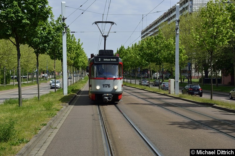 Bild: Sonderfahrt mit 1176 + 204: Auf der Straße 