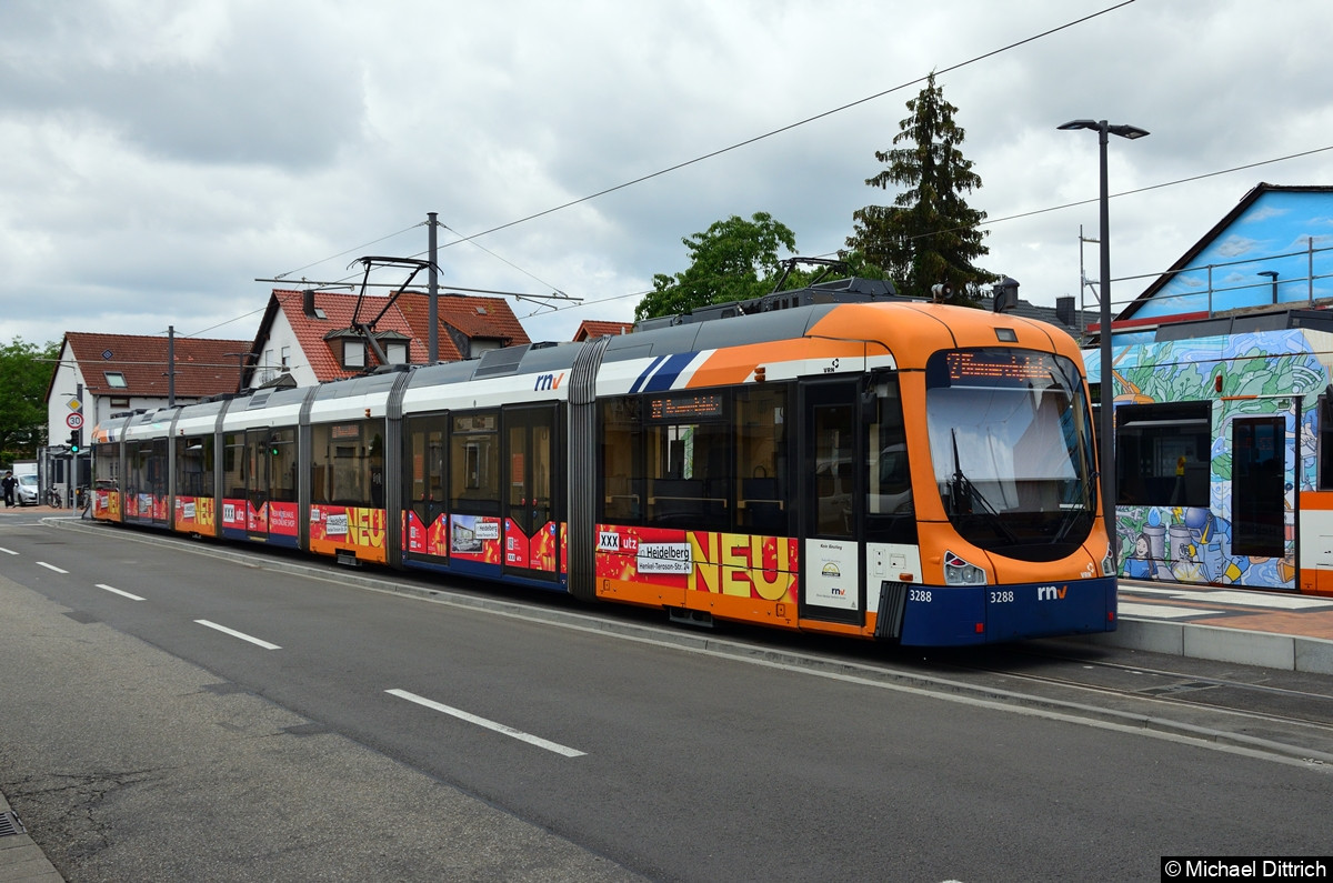 Bild: 3288 als Linie 22 in der Endstelle Eppelheim.