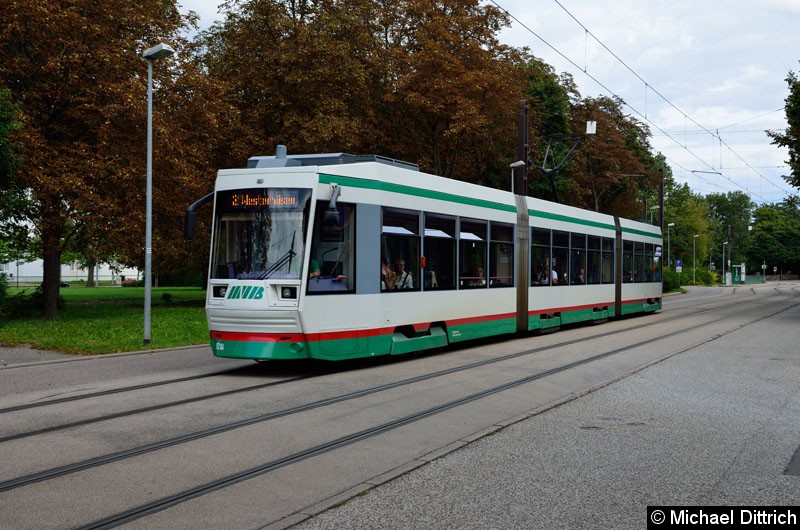 Bild: 1314 als Linie 2 zwischen den Haltestellen Listemannstr. und Opernhaus.