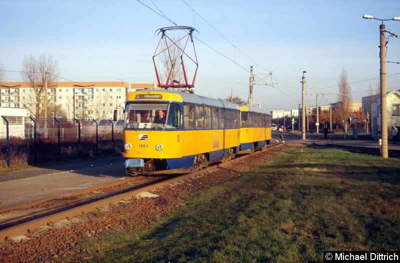 Bild: 1964 als Linie 2 an der Haltestelle Lausen.