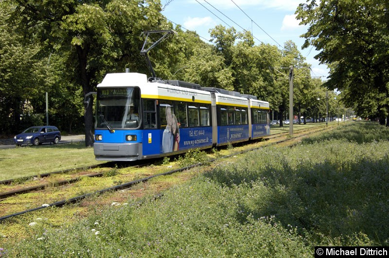 Bild: 1046 als Linie M13 vor der Haltestelle Virchow-Klinikum.