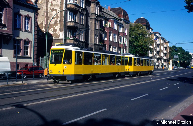 Bild: 5176 als Linie 62 an der Haltestelle Bahnhofsstraße/Lindenstraße.