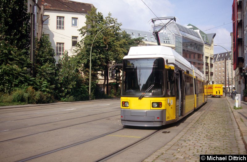 Bild: 2018 als Linie M2 in der Großen Präsiedentenstraße.