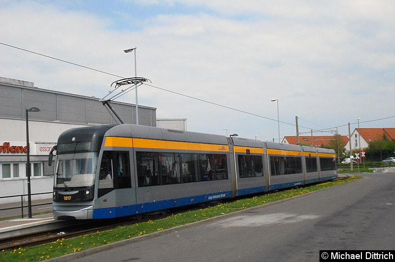 Bild: 1217 als Linie 7 an der Endstelle Sommerfeld.