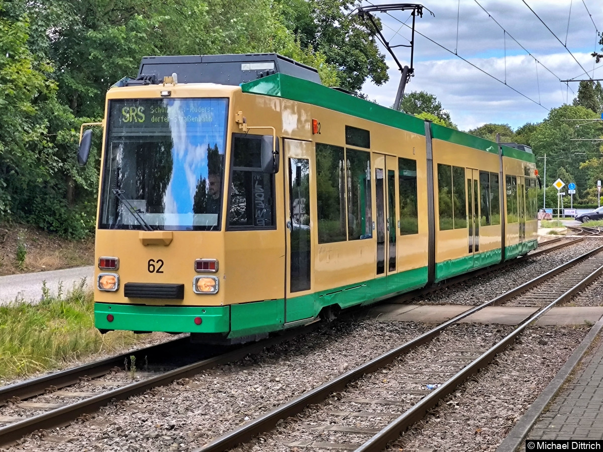 62 auf dem Weg nach S-Bahnhof Friedrichshagen.