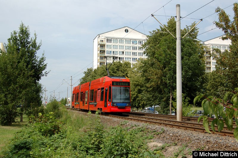 Bild: 1132 auf dem Weg nach Lößnig zwischen Moritz-Hof und Lößnig.