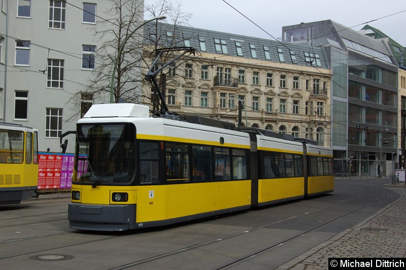 Bild: 1078 als Linie M6 in der Großen Präsidentenstraße.