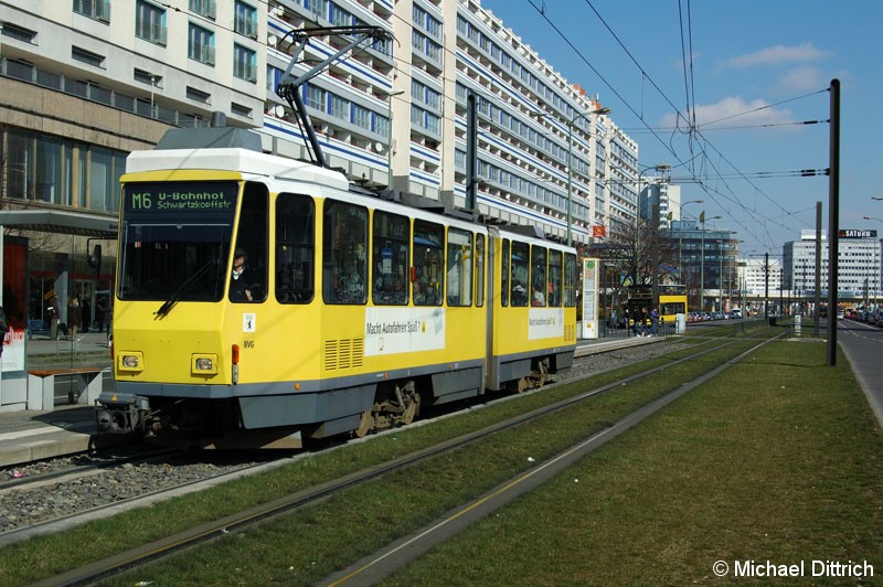 Bild: 6167 als Linie M6 an der Haltestelle Spandauer Straße/Marienkirche.