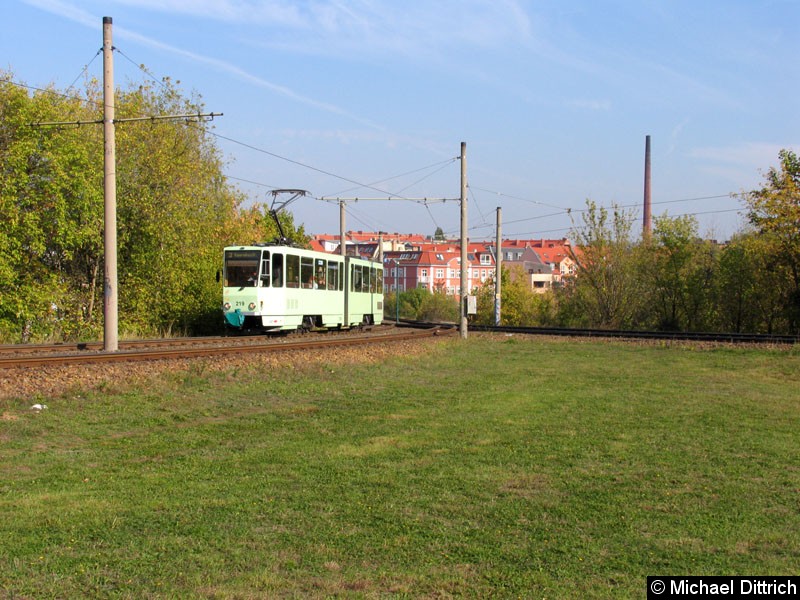 Bild: Der 219 als Linie 3 auf dem Weg zur Kopernikusstraße.